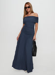 Field Of Dreams Maxi Dress Navy