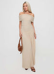 Field Of Dreams Maxi Dress Oatmeal