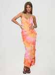 product Princess Polly Crew Neck  Lars Maxi Dress Orange Multi