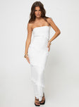 product Princess Polly Sweetheart Neckline  Lasher Strapless Maxi Dress White