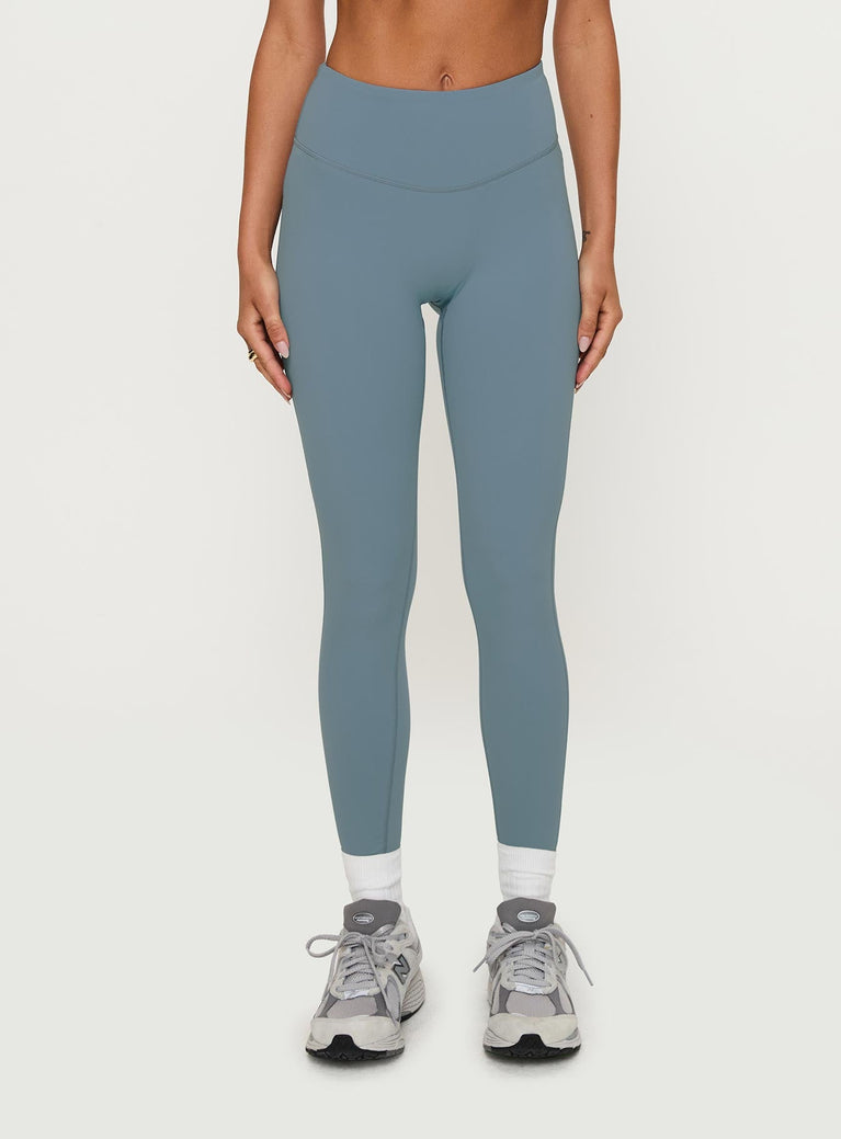 Dellah Ruched Back Leggings Blue