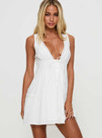 Summer Glory Mini Dress White