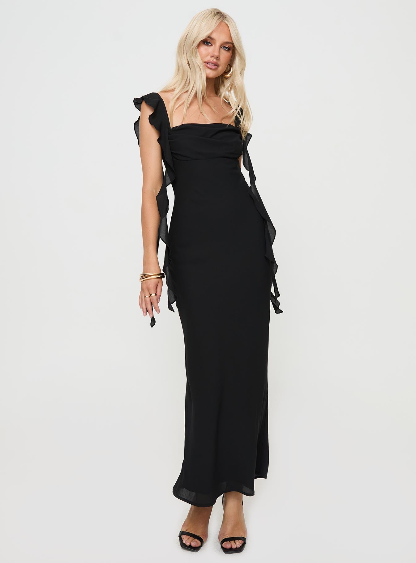 Shop Formal Dress - Lanai Maxi Dress Black fourth image