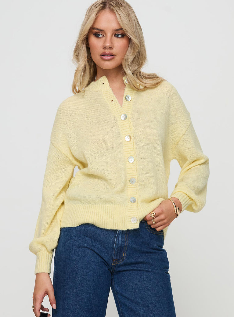 product Sunbeam Cardigan Yellow Princess Polly  Long 