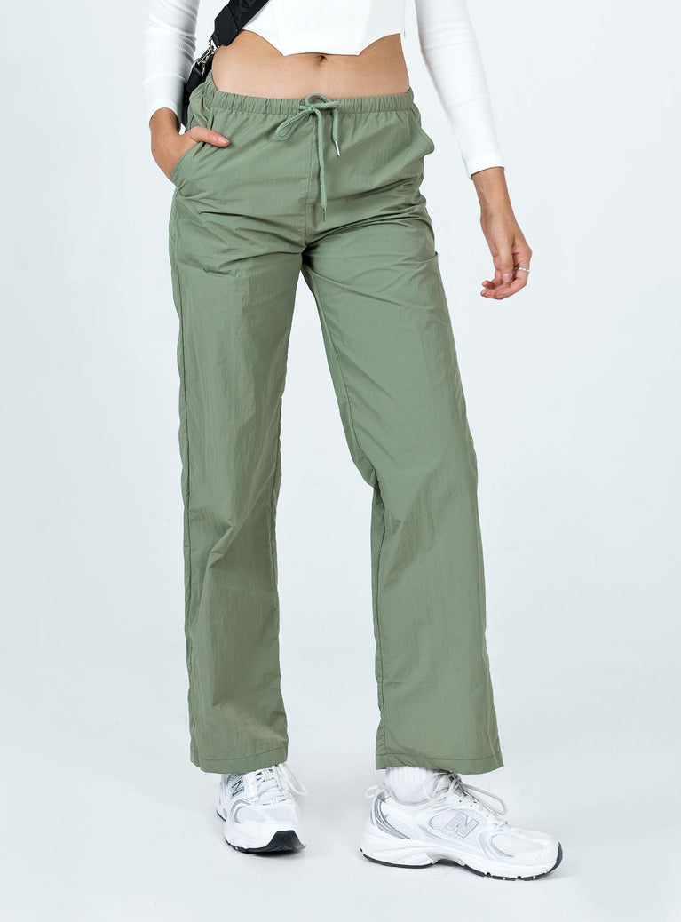 product Princess Polly  Darlington Parachute Pants Khaki