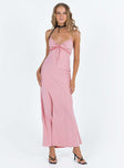 product Princess Polly Asymmetric Neckline  Emily Maxi Dress Gin Fizz Pink