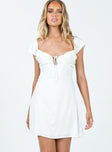 product Princess Polly Sweetheart Neckline  Hennie Mini Dress White