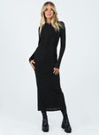 product Princess Polly Square Neck  Mariani Backless Maxi Dress Black