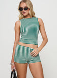 Henree Set Green Stripe