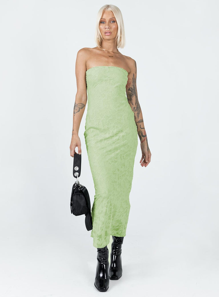 product Princess Polly Crew Neck  Sakina Maxi Dress Green