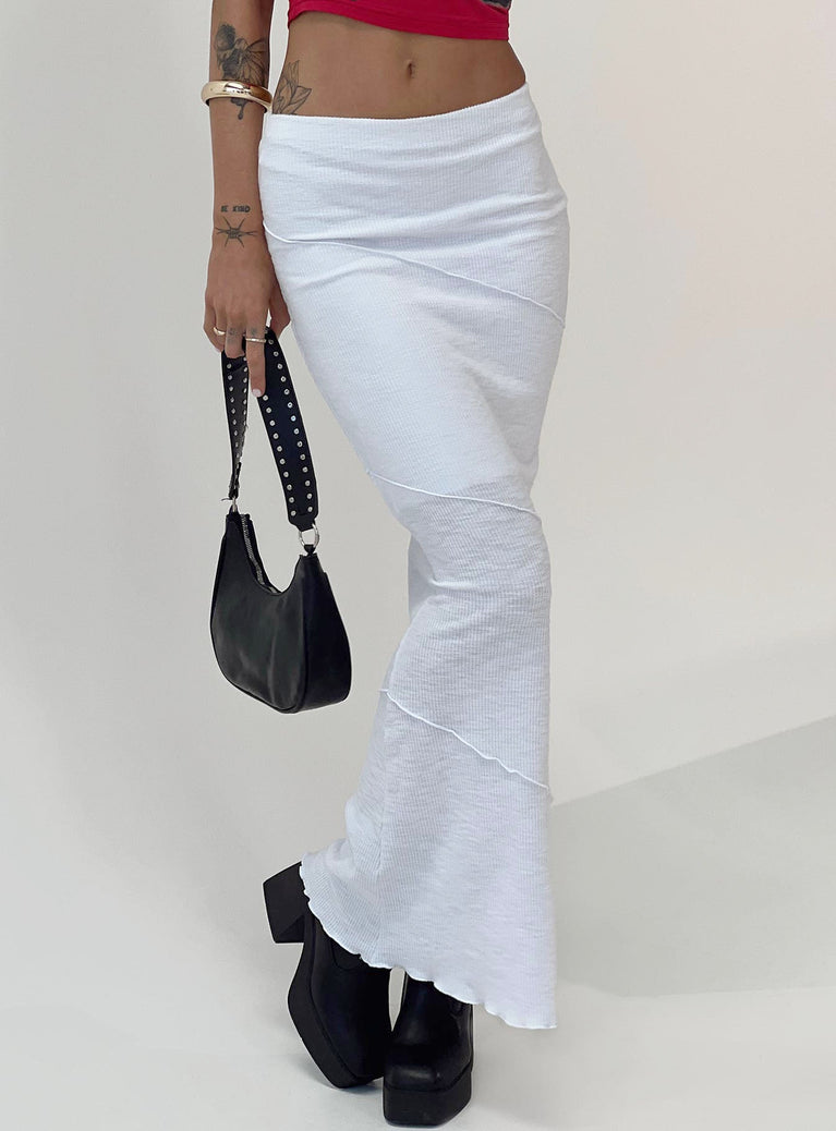 product Oscar Maxi Skirt White Tall Princess Polly  Maxi 