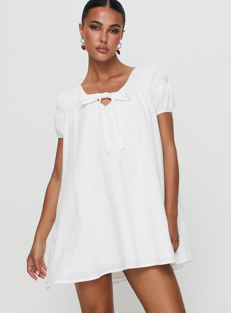 Silverwing Mini Dress White