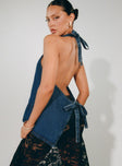 product Princess Polly Sleeveless Sweetheart  Hills Halter Denim