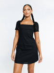 product Princess Polly Square Neck  Hastings Mini Dress Black