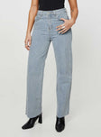 product Princess Polly High Waisted  Kalinda Denim Jeans