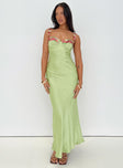 product Princess Polly Crew Neck  Kenzie Maxi Dress Green