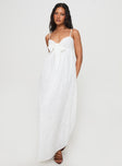 Granno Maxi Dress White