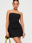 product Princess Polly Square Neck  Bradwell Strapless Mini Dress Black