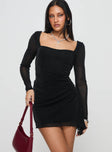 Never Too Much Mini Dress Black