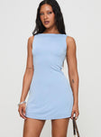 Tiny Moves Mini Dress Blue