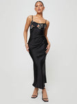 product Princess Polly Boat Neck  Larver Maxi Dress Black