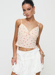 Fondar Top Pink Floral