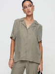 Tranquilis Shirt Olive Green