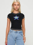 Look To The Stars Tee Black