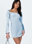 product Princess Polly Square Neck  Wallum Long Sleeve Mini Dress Blue