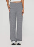 Escapism Lounge Pant Black / White