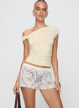 product Leda Short White Princess Polly Low Rise Shorts 