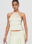 Legacy Halter Top Ivory