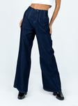 product Princess Polly High Waisted  Misty Wide Leg Jeans Denim