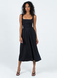 product Princess Polly Scoop Neck  Braddon Midi Dress Black