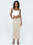 product Elidy Maxi Skirt Beige Princess Polly  Maxi 