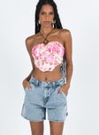 product Lou Carpenter Denim Shorts Light Wash Princess Polly High Waisted Shorts 