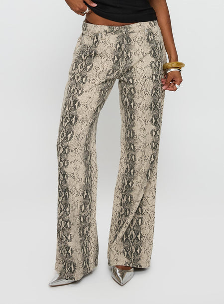 Serpentina Straight Leg Jeans Snake