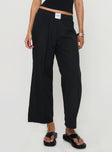 Beach House Pants Black