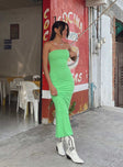 product Princess Polly Asymmetric Neckline  Oscar Midi Dress Green