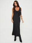 product Princess Polly High Neck  Bareena Bias Cut Maxi Dress Black