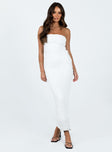 product Princess Polly High Neck  Kendrick Strapless Maxi Dress White