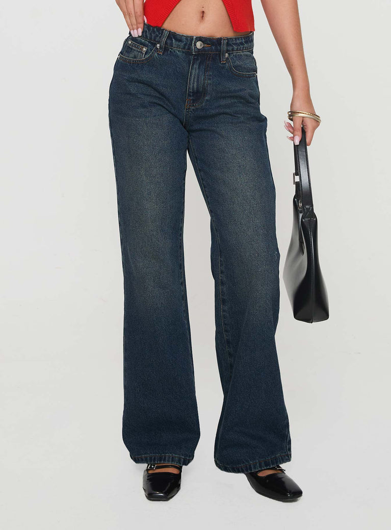 Cybele Straight Leg Jean Dark Denim