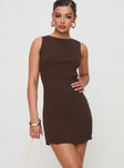 Mayok Mini Dress Brown