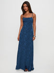 South Of France Maxi Dress Navy