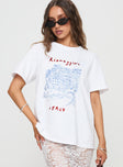 Riomaggiore Oversized Tee White