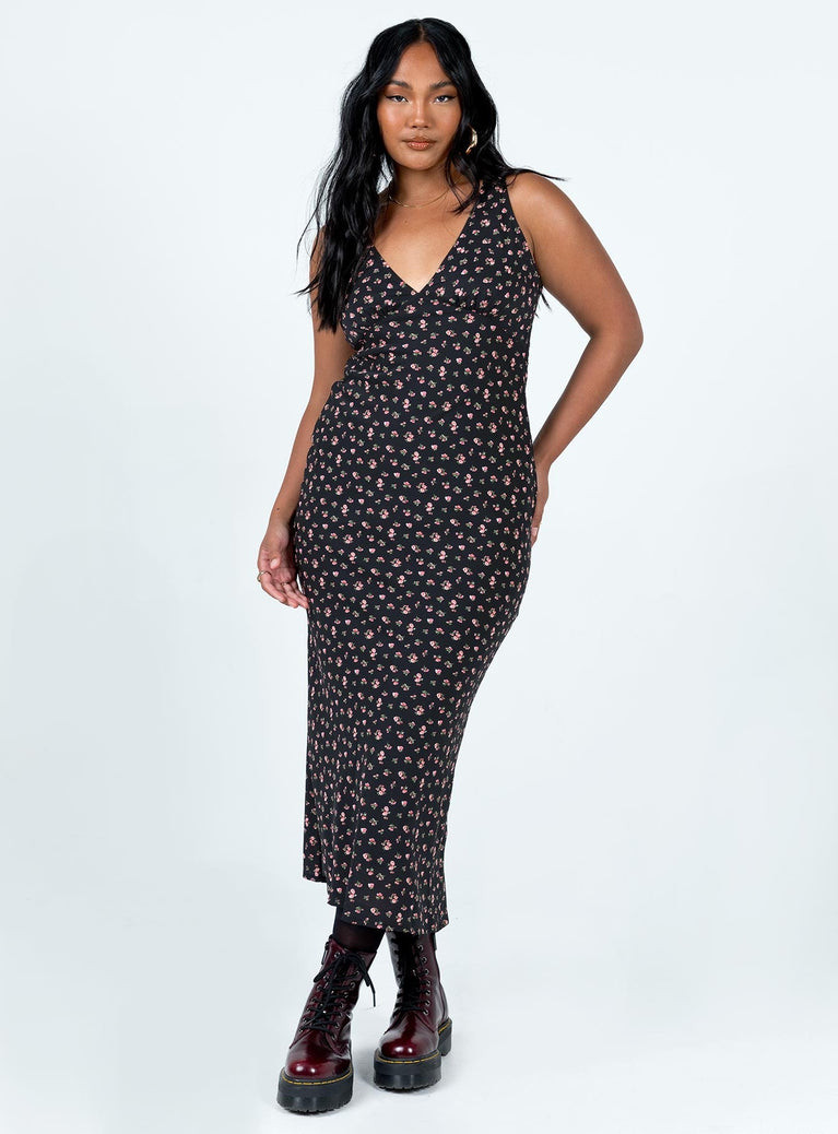 Sariah Maxi Dress Black Tall