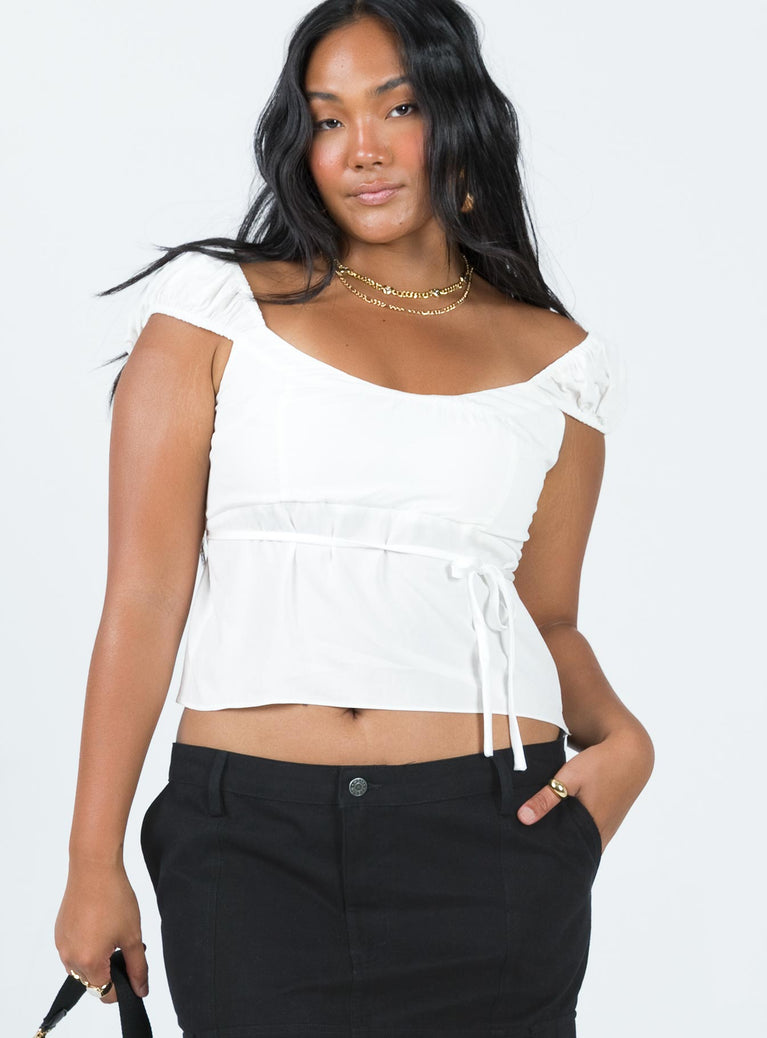 product Princess Polly  Seacrest Top White