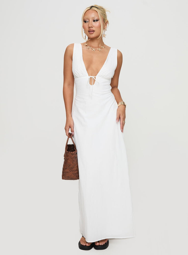 Cullman Maxi Dress White