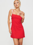 Wurli Mini Dress Red