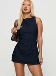 Ainsleigh Shift Denim Playsuit Mid Wash